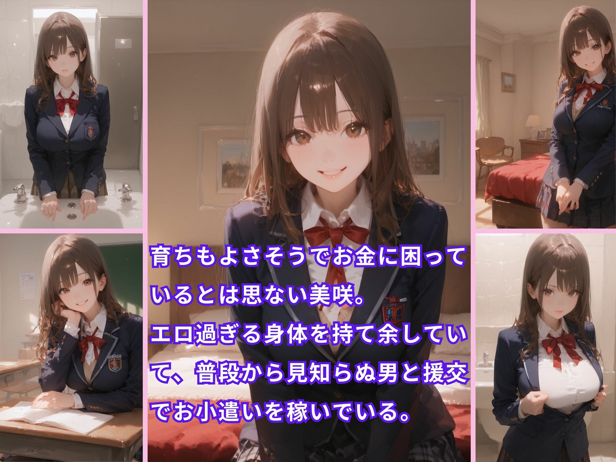 サンプル画像2:お嬢様女子校生の援交記録(パンプキンちゃん) [d_543678]