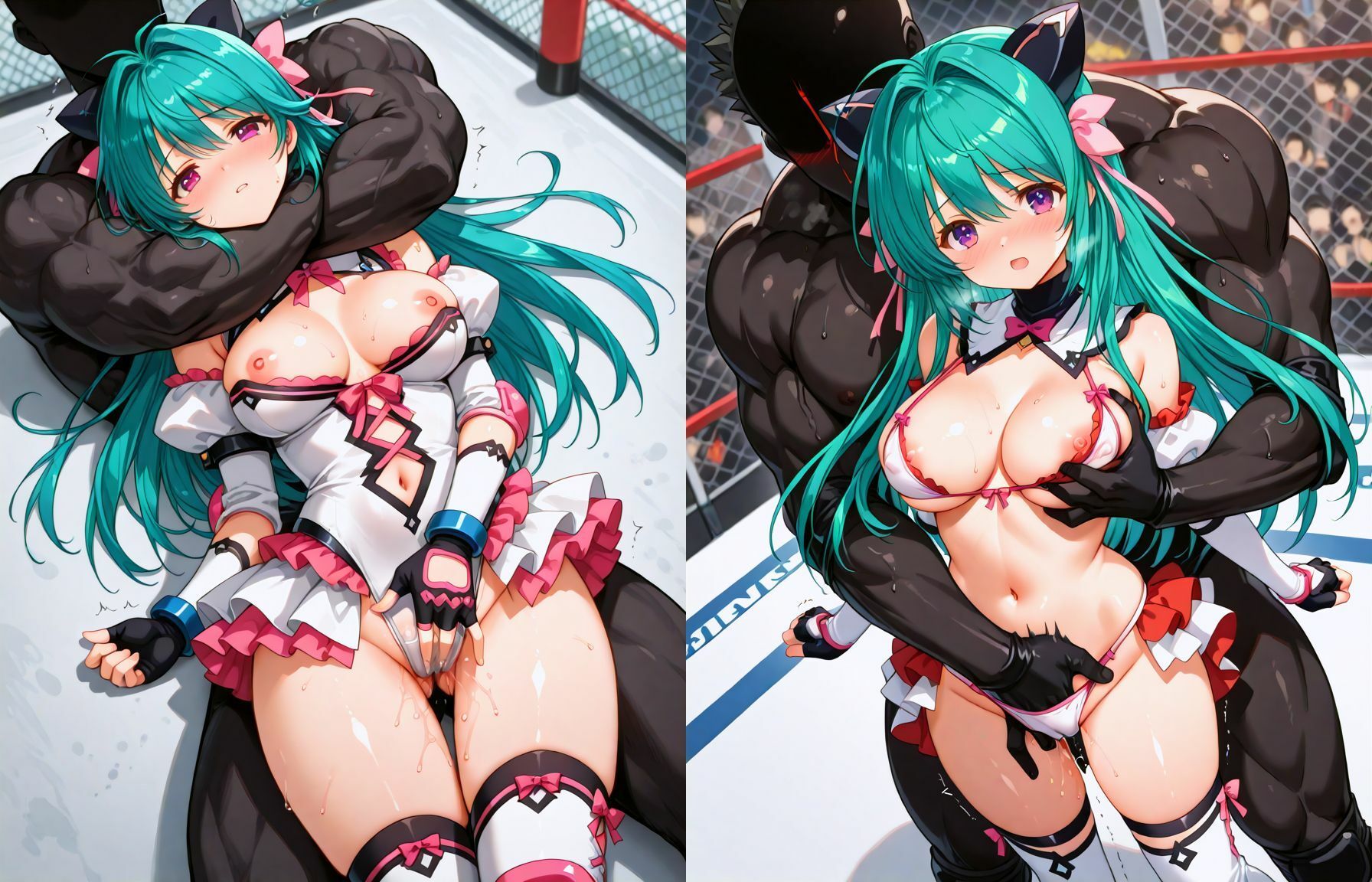 サンプル画像6:AI敗北少女CG集vol.11 魔法戦〇レムティア〇ータ陥落(mugi) [d_543712]