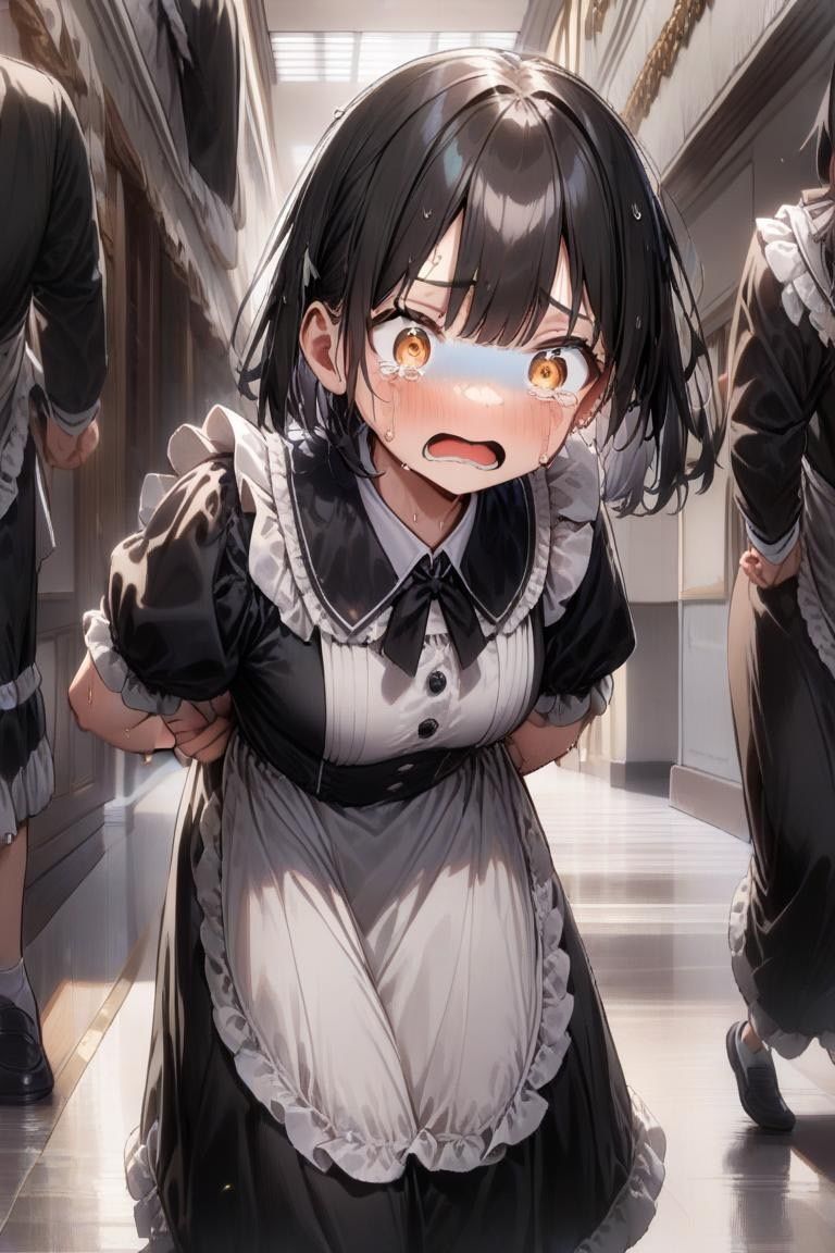 サンプル画像2:お漏らしするメイドちゃん(わたあめ) [d_543823]