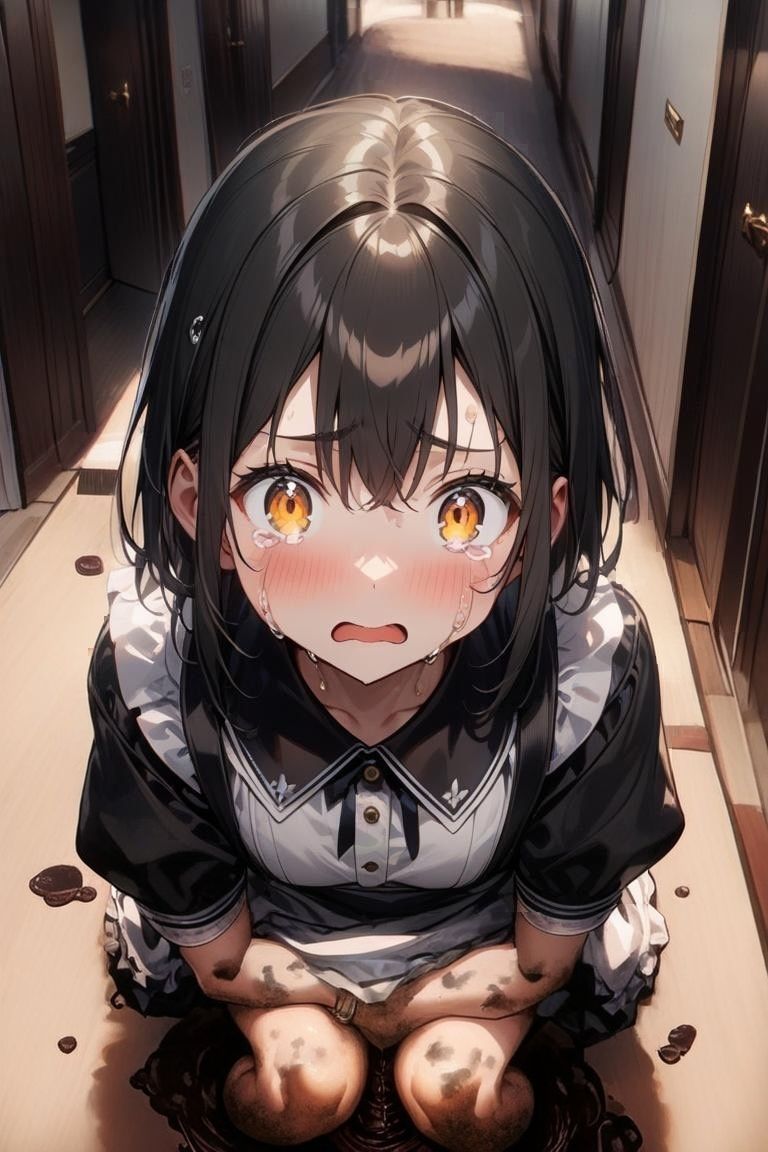 サンプル画像4:お漏らしするメイドちゃん(わたあめ) [d_543823]