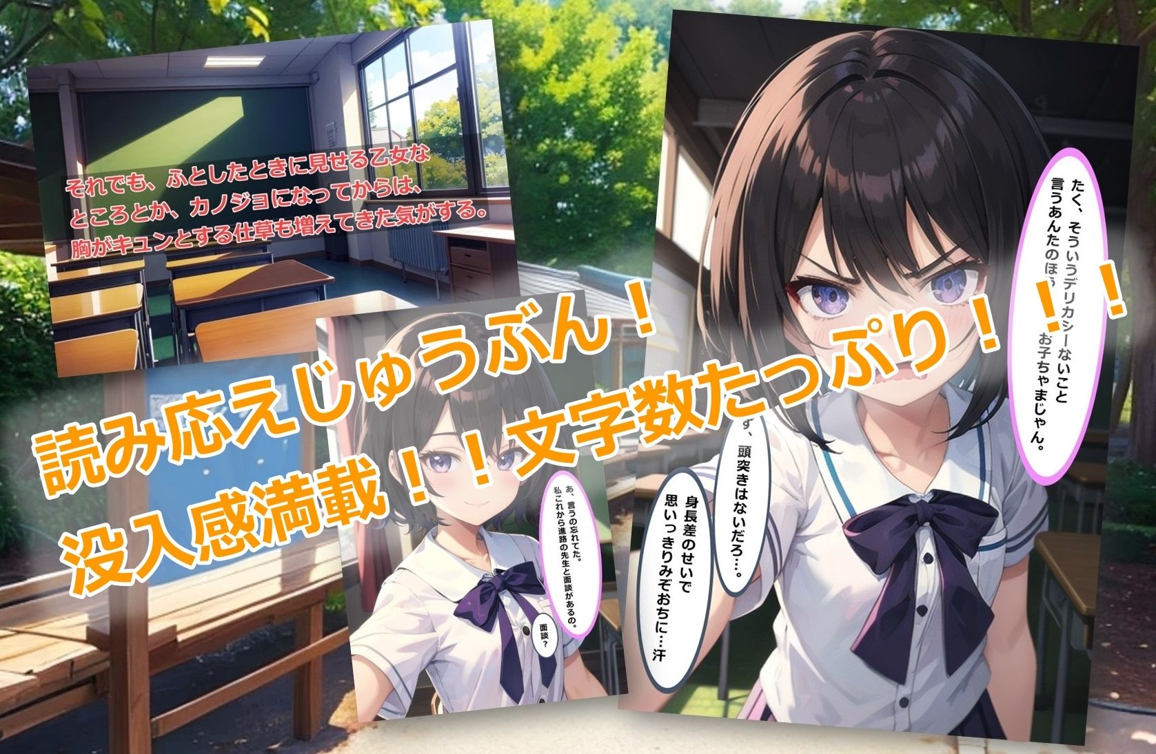 サンプル画像1:俺のクラスの女子全員が変態教師にサイミンされてた件(くまとねこ屋) [d_543875]