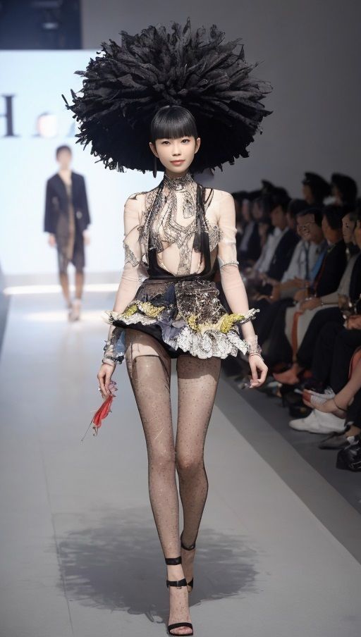 サンプル画像1:ファッションショー風でパシャリ写真集(666のAI美女倶楽部) [d_543908]