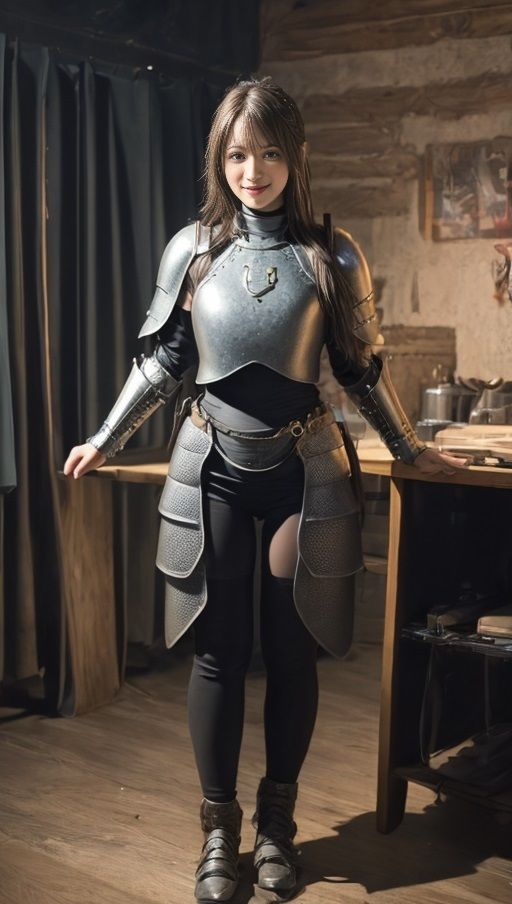 サンプル画像3:ファンタジー冒険者コスでパシャリ写真集(666のAI美女倶楽部) [d_543915]