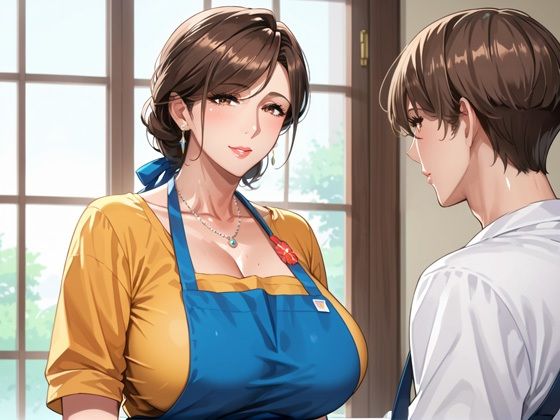 サンプル画像1:爆乳Iカップ母のねっとり濃厚性教育(TAKUNOSUKE) [d_543998]