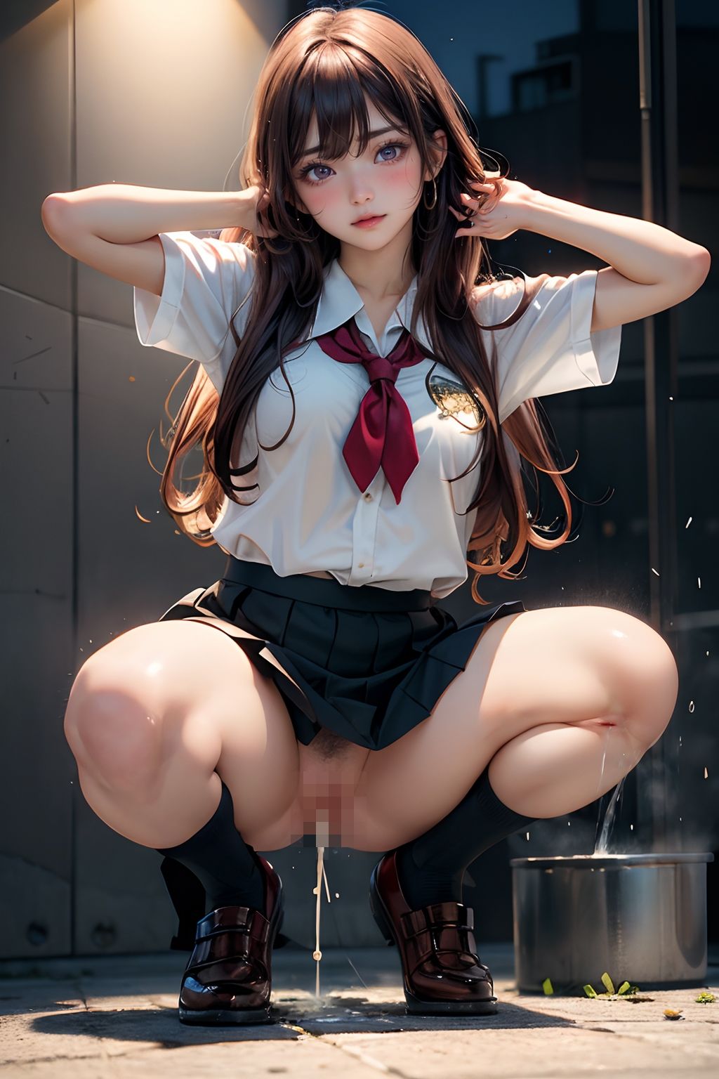 サンプル画像1:いちゃいちゃ恥じらいJK(いらすとびじょ館) [d_544037]