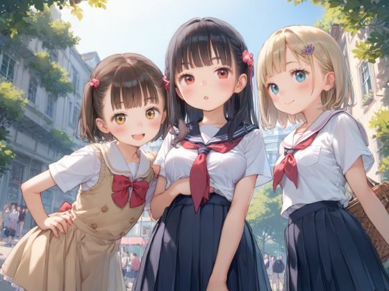 ロリ少女たちの種付け実習 画像1