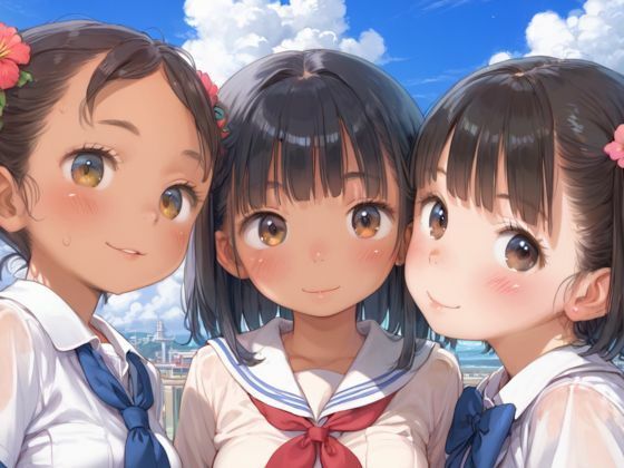 ロリ少女たちの乱交性指導 画像1