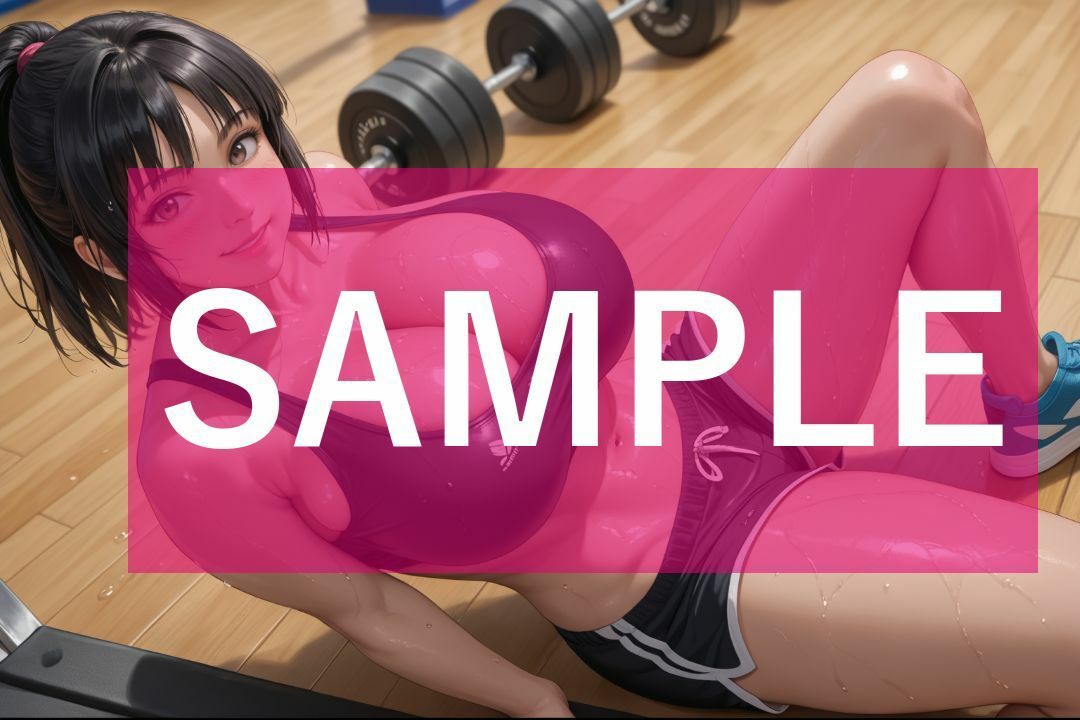 サンプル画像4:パーソナルトレーナーの巨乳お姉さん達にエッチなポーズをおねだりしてみた（全261枚）(Jaga_ojisan) [d_544190]