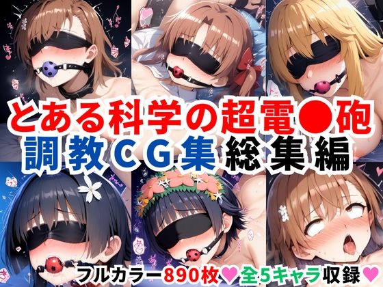 【二次ソムリエ】同人CG・AI『とある科学の超電●砲調教CG集総集編【全890枚/御●美琴/白●黒子/食蜂操●/佐天●子/初春●利】』