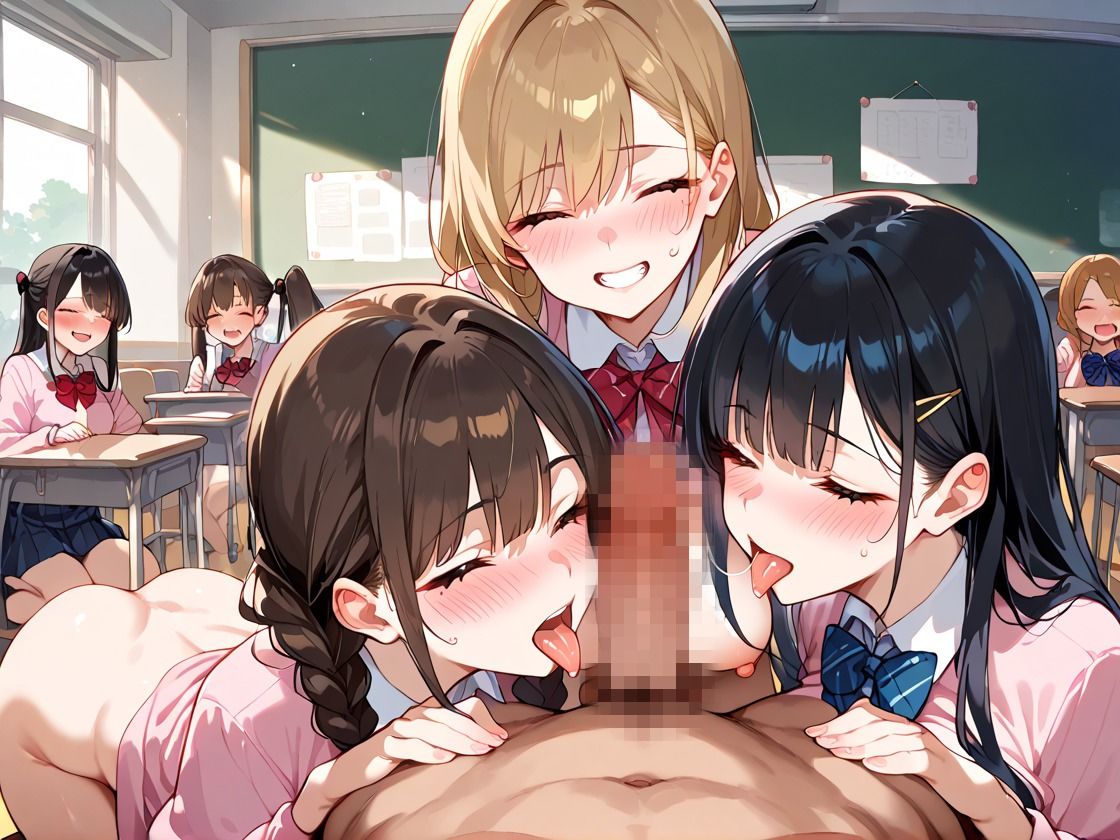 サンプル画像2:教室で全裸ハーレムセ◯クス大運動会(あんあんつけぼー) [d_544239]