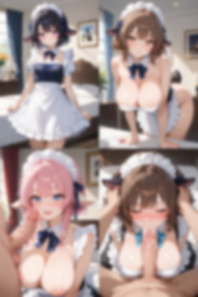 ケモミミ?の楽園 ひつじ メイド服編 画像1