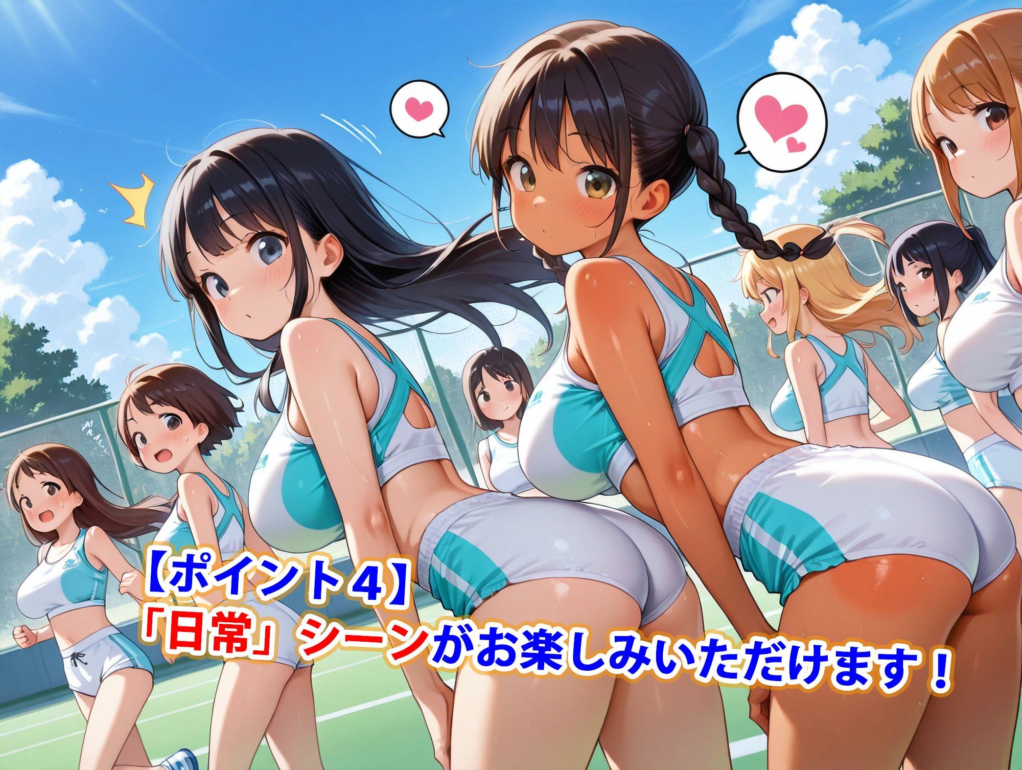 サンプル画像5:真巨乳ハーレム学園陸上部のスポーツ少女編(巨乳ハーレム学園の日常) [d_544470]