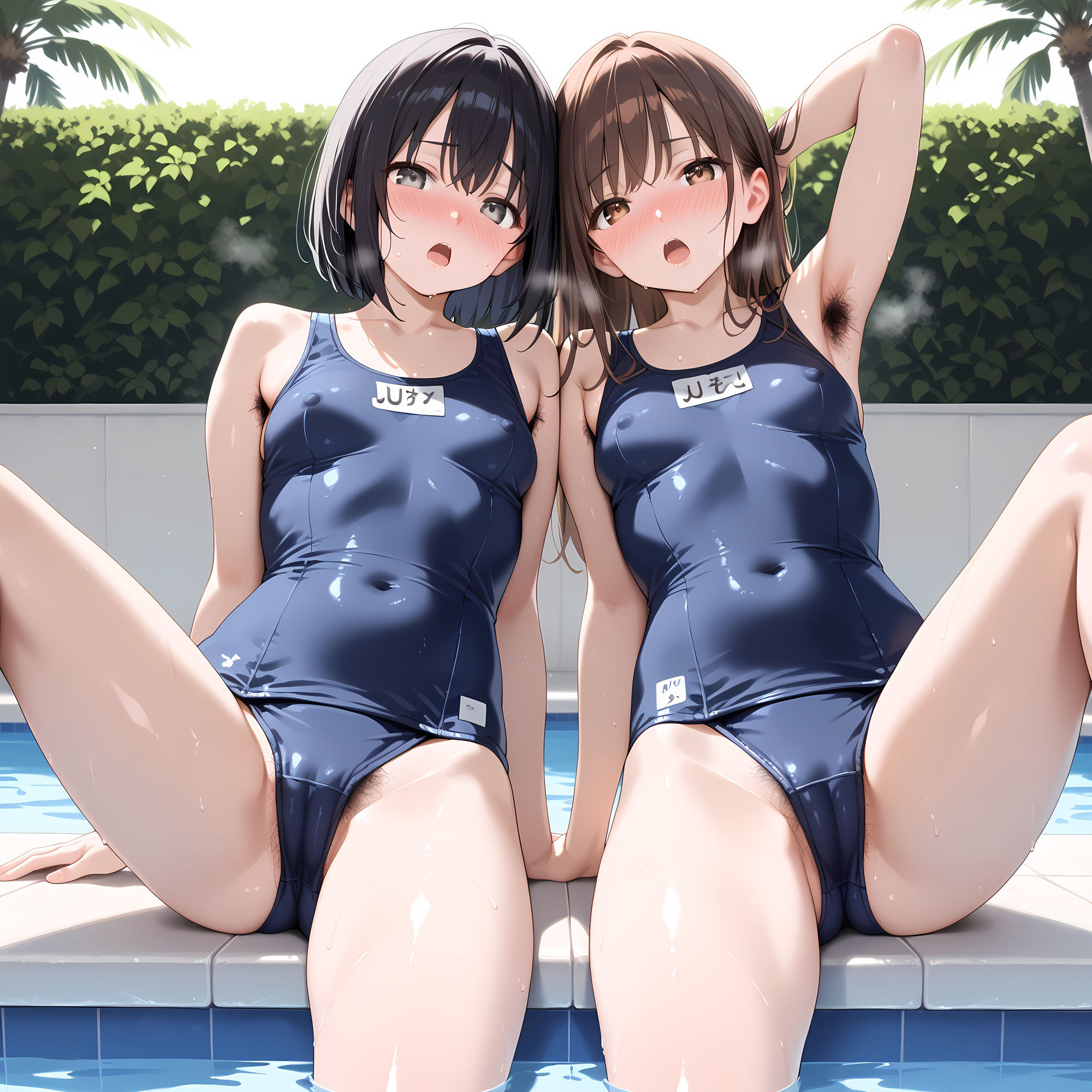 サンプル画像2:クラスメイトのモブJK×2があなたの性癖を歪めにくるCG集(妄想サチュレーション裏口) [d_544478]