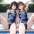 クラスメイトのモブJK×2があなたの性癖を歪めにくるCG集