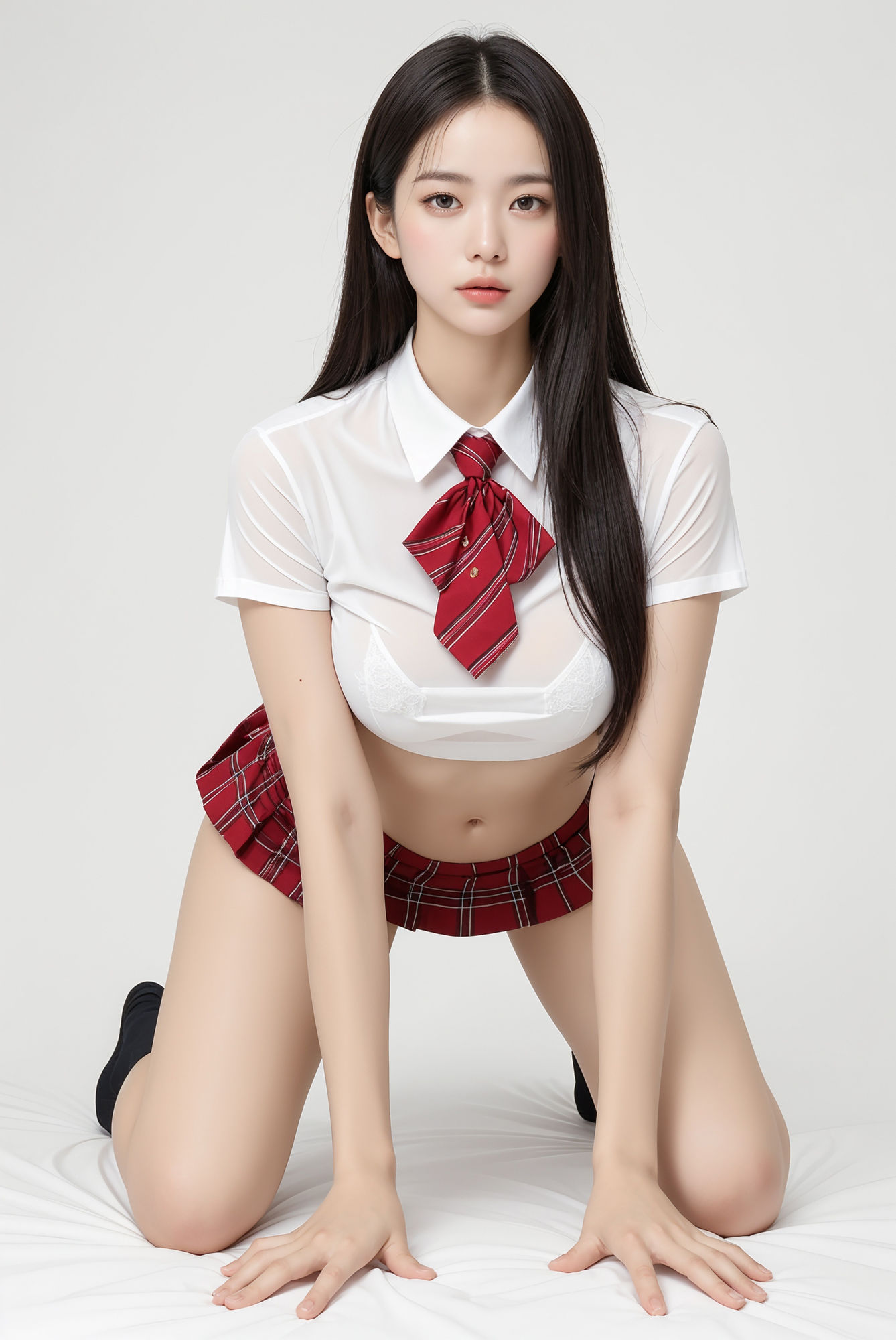 サンプル画像4:crop top，(miyochinAI) [d_544509]