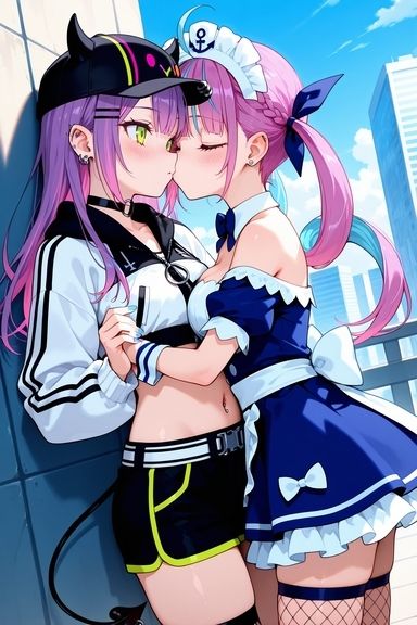 サンプル画像1:【エロライブ】あくトワ百合プレイ(RIU同人部) [d_544522]