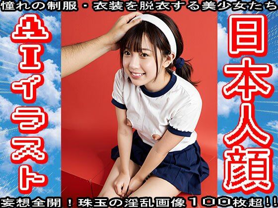 サンプル画像6:エッチなAIイラスト:日本人顔（アイドル顔）(女体天国) [d_544533]