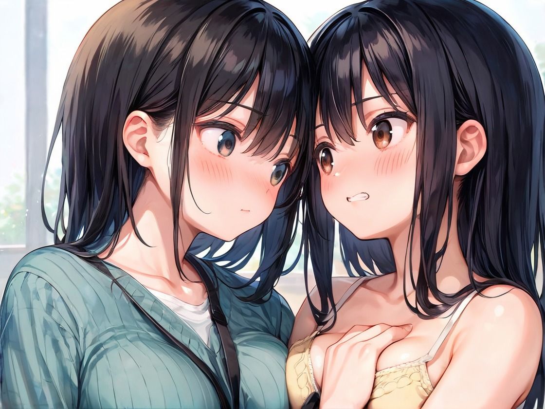 サンプル画像1:1Kの都会の部屋で可愛い妹たちと共同生活(アニメ好きもぐもぐ) [d_544719]