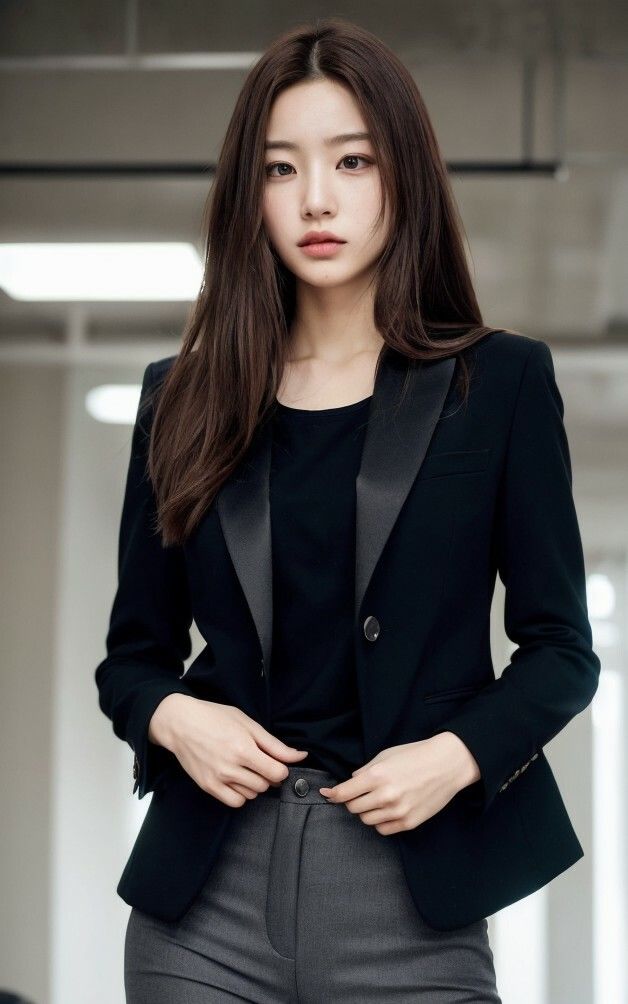 サンプル画像1:【美女名録】vol5.7  秘書の誘惑。冷たくても、惹かれてしまう。 199枚  【AIグラビア写真集】(AI美女制作参謀本部4課) [d_544787]