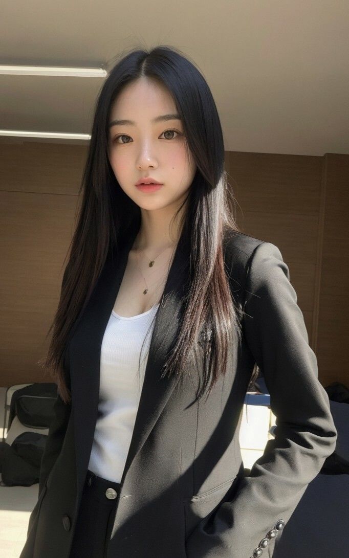 サンプル画像2:【美女名録】vol5.7  秘書の誘惑。冷たくても、惹かれてしまう。 199枚  【AIグラビア写真集】(AI美女制作参謀本部4課) [d_544787]