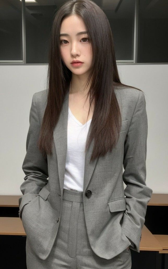 サンプル画像5:【美女名録】vol5.7  秘書の誘惑。冷たくても、惹かれてしまう。 199枚  【AIグラビア写真集】(AI美女制作参謀本部4課) [d_544787]