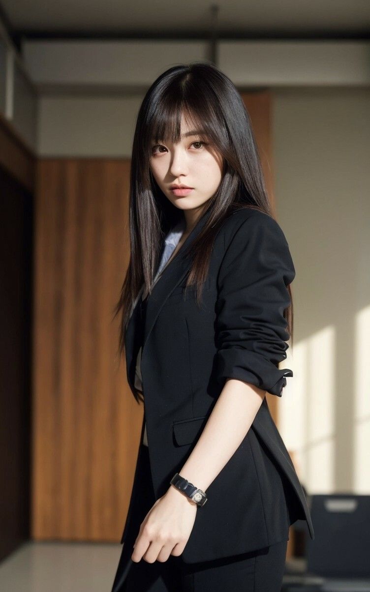 サンプル画像6:【美女名録】vol5.7  秘書の誘惑。冷たくても、惹かれてしまう。 199枚  【AIグラビア写真集】(AI美女制作参謀本部4課) [d_544787]