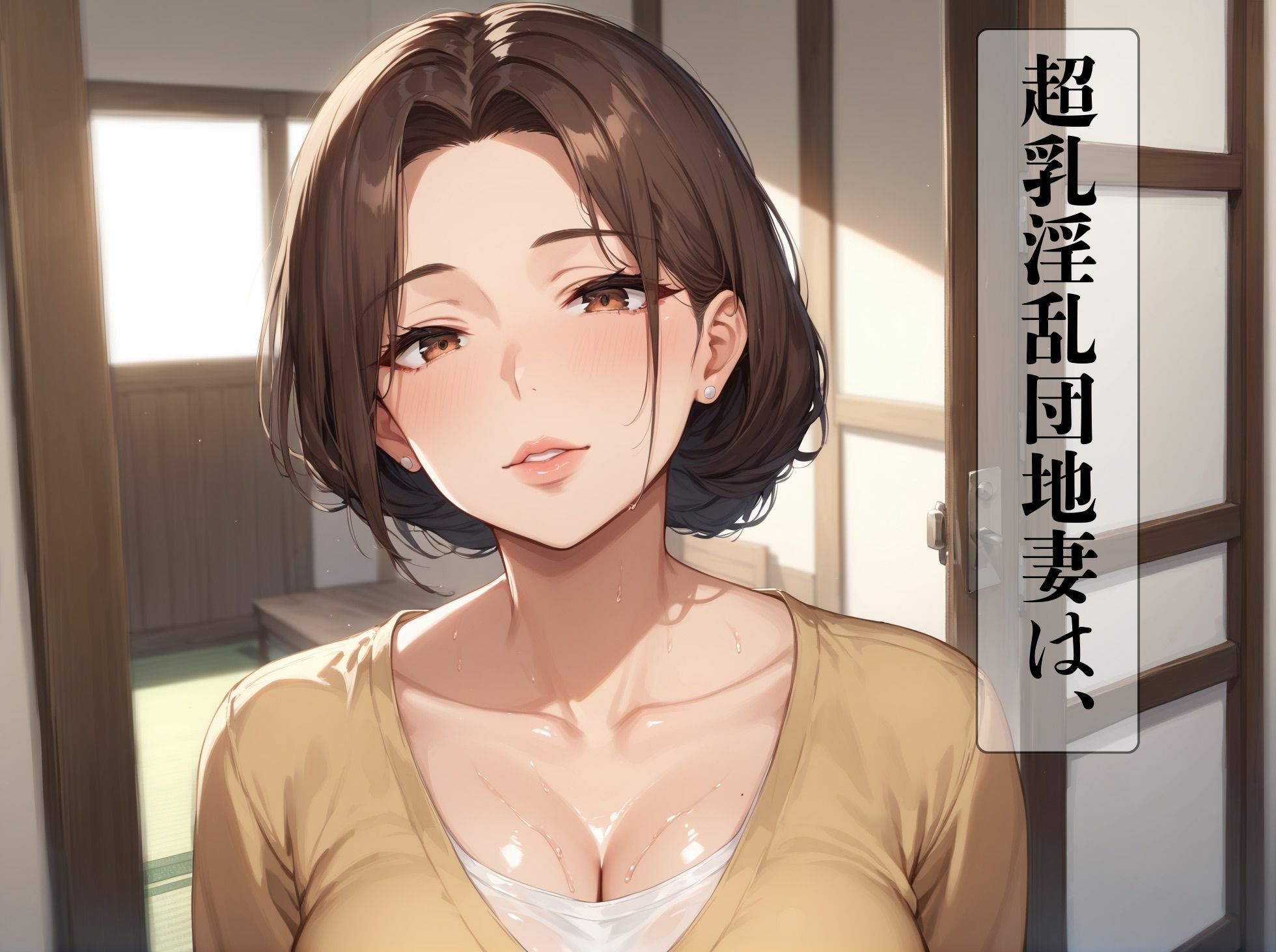 サンプル画像2:非常識な超乳人妻 夫にバレるまで淫乱セックス孕ませ放題(よくぼうとろり) [d_544790]