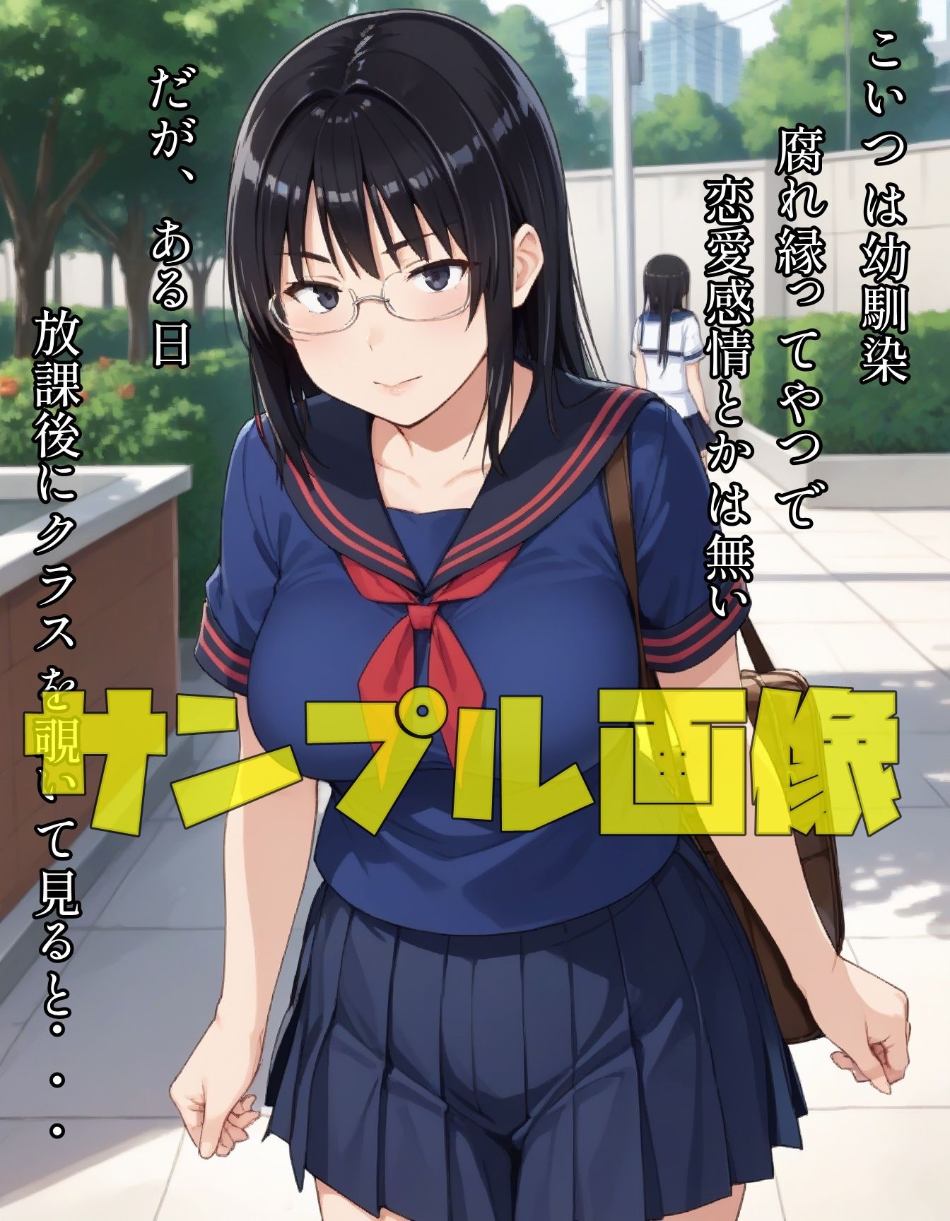 サンプル画像1:地味顔の幼馴染が催○アプリにかかってる？(ツチノコ工房) [d_544819]