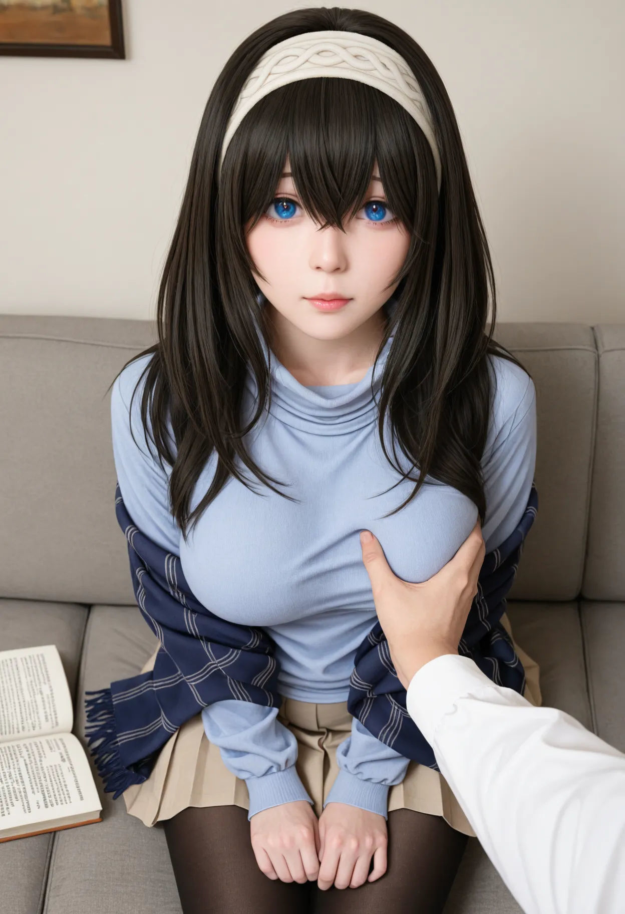 サンプル画像5:爆乳AIコスプレイヤー2(白金コンプレックス) [d_544838]