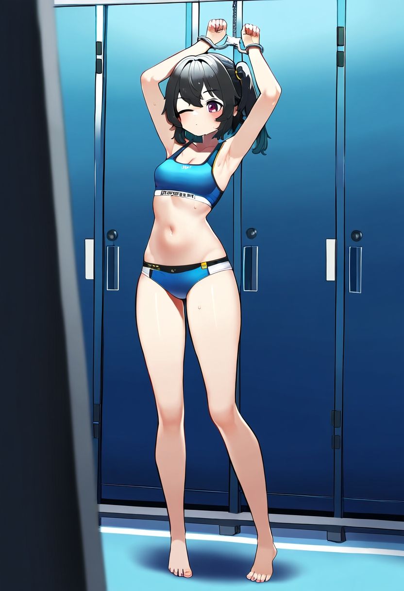 サンプル画像6:AI少女拘束絵巻4巻(眠らずの書庫) [d_544895]