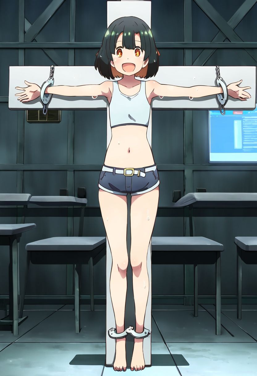 サンプル画像1:AI少女拘束絵巻5巻(眠らずの書庫) [d_544897]