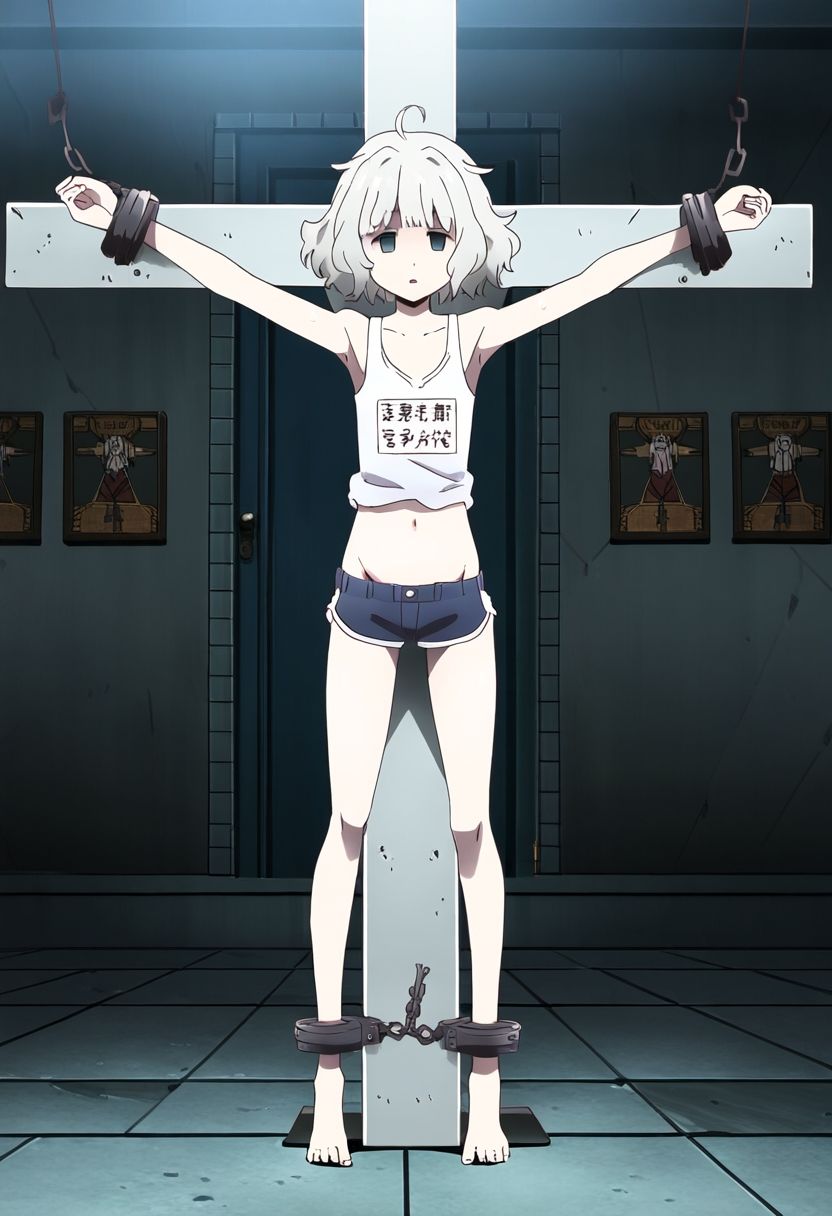 サンプル画像5:AI少女拘束絵巻5巻(眠らずの書庫) [d_544897]