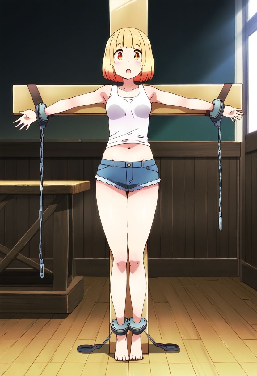 サンプル画像2:AI少女拘束絵巻6巻(眠らずの書庫) [d_544899]