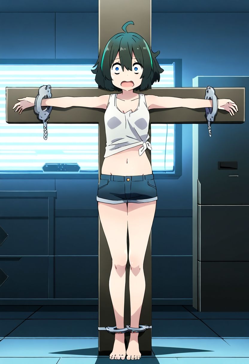 サンプル画像3:AI少女拘束絵巻6巻(眠らずの書庫) [d_544899]