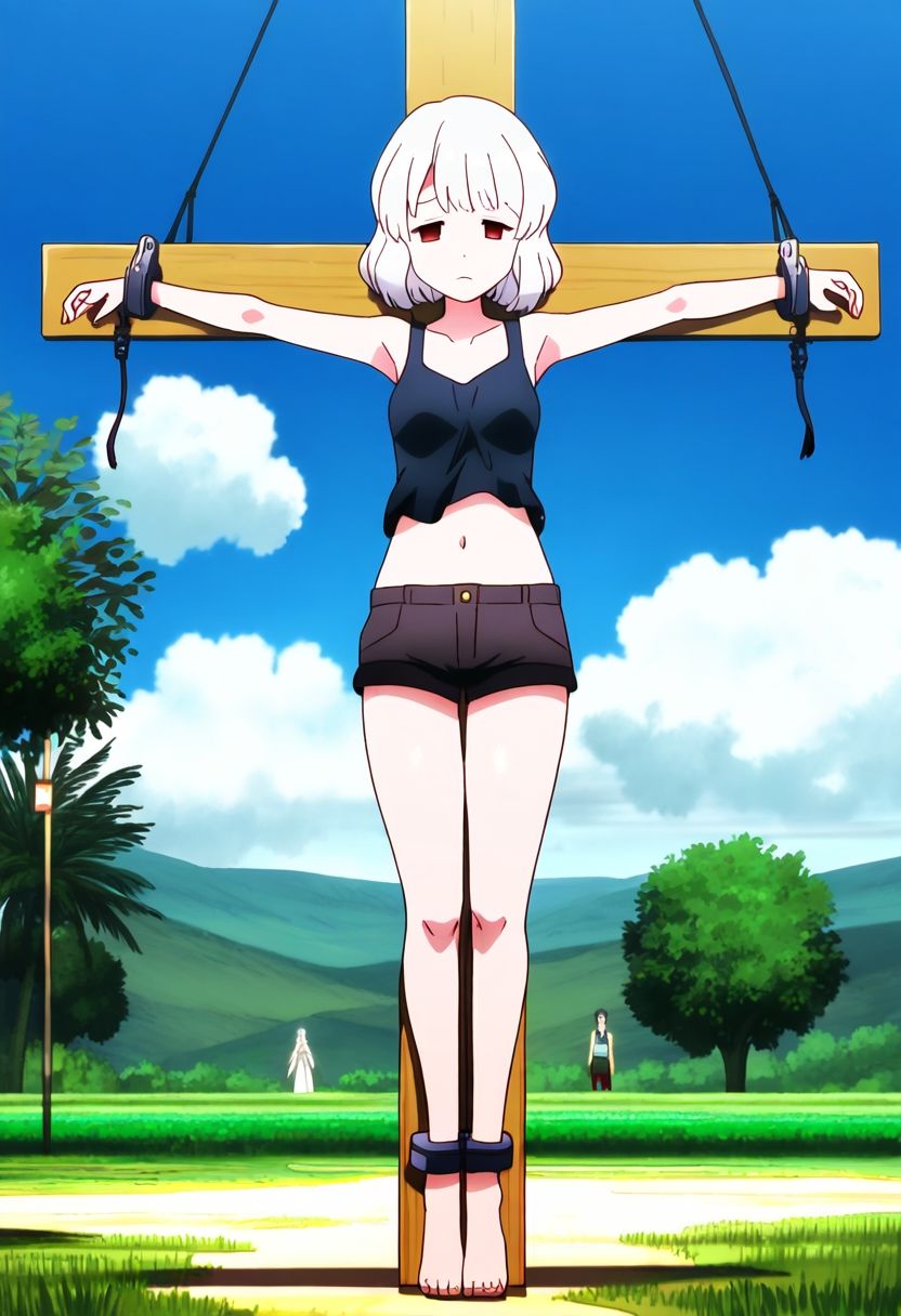 サンプル画像4:AI少女拘束絵巻6巻(眠らずの書庫) [d_544899]