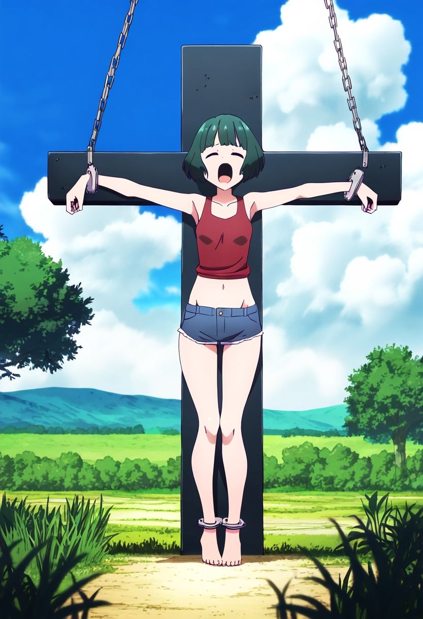 サンプル画像6:AI少女拘束絵巻6巻(眠らずの書庫) [d_544899]