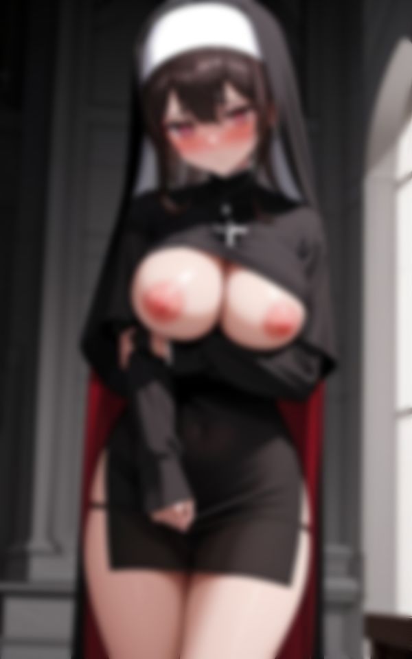 サンプル画像6:媚薬で興奮したエチエチ淫乱小悪魔シスターの性的記録集(美女AI製作LaBO) [d_544930]