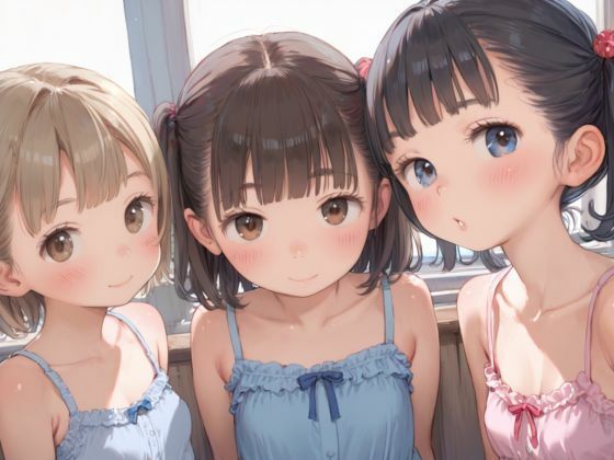 ロリ少女たちのエッチなお留守番 画像1