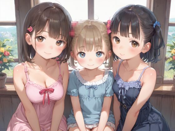 ロリっ子娘たちの催●性指導 画像1