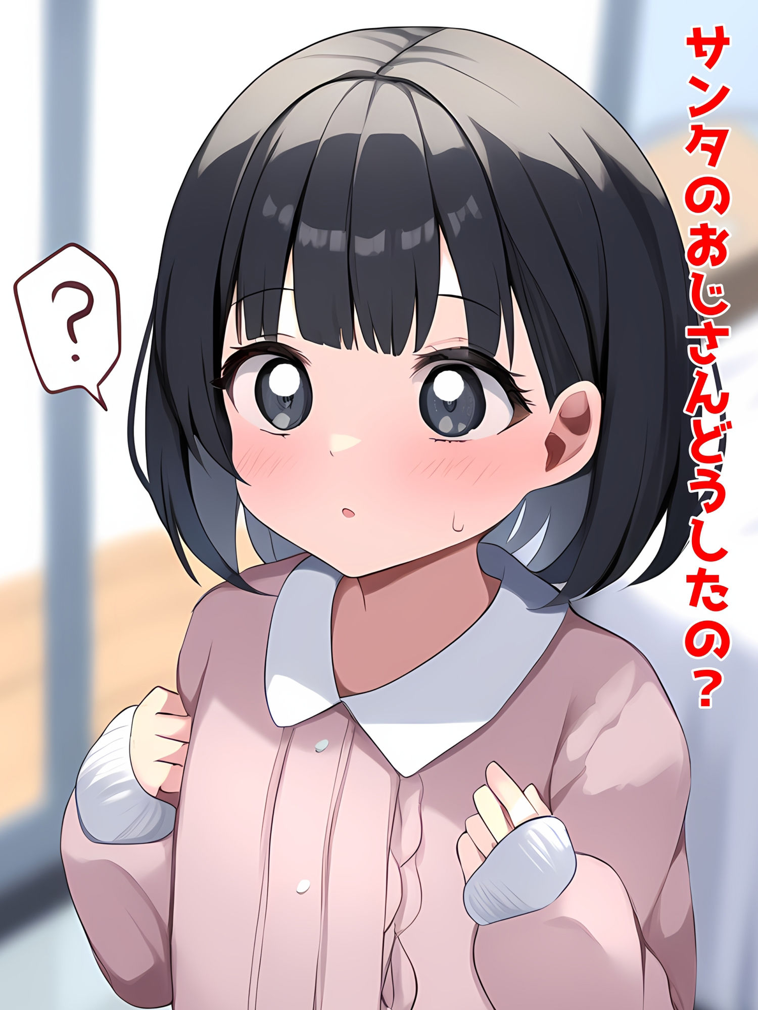 サンプル画像1:サンタさんクリスマスプレゼントありがとう！ ○リの家にサンタが来て強●中出し受精完了してボテ腹ママになりお迎え棒で出産ハメハメする話(ぴんべぇ) [d_545051]