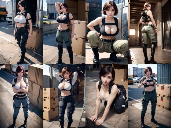 サンプル画像1:女傭兵CG集 4K R18 256枚＋微エロ72枚(AiNA愛菜) [d_545121]