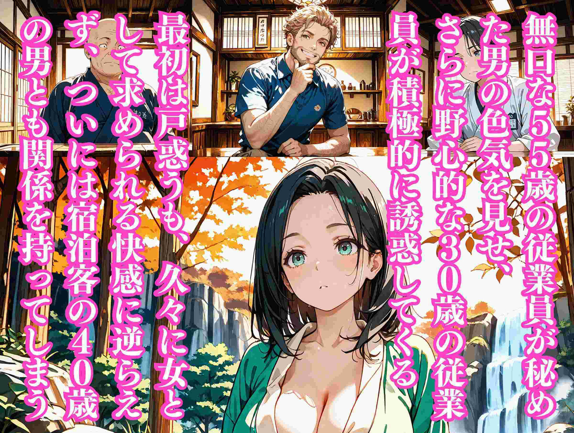 サンプル画像4:とろける湯けむり情事〜背徳の宿泊記(満開の花園) [d_545155]