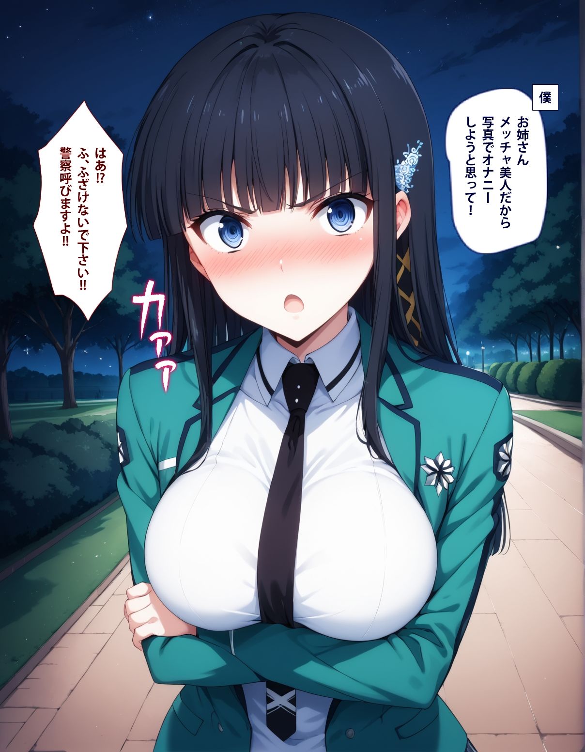 サンプル画像2:【体験版有】生オナホ狩猟調教レ●プ:司◯深雪(春巻きの海) [d_545183]