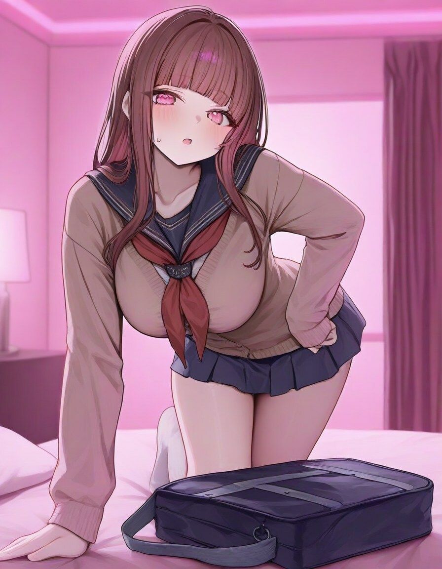 サンプル画像1:制服女子〜文学少女JKとラブホで連続生ハメ〜(実用性) [d_545224]