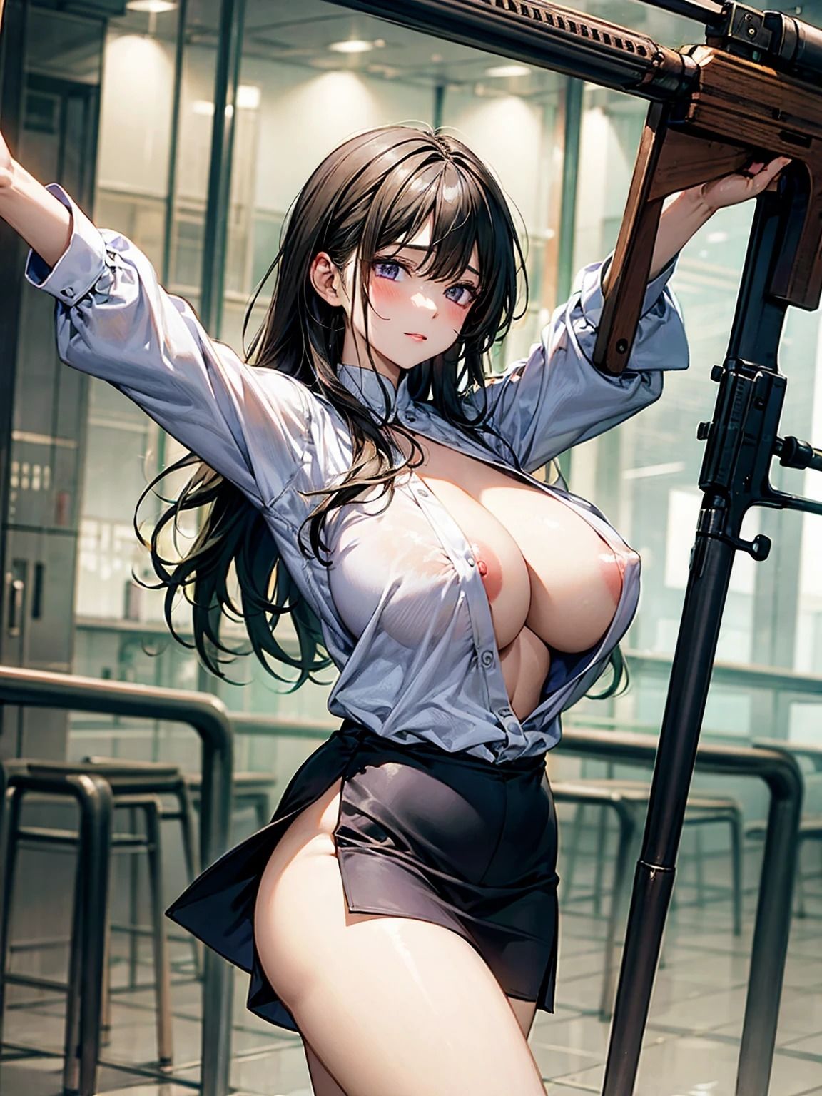 サンプル画像3:BATTLE ANGELS:戦場を駆ける美女たち【イラスト集】(夢幻出版【イラスト】) [d_545322]