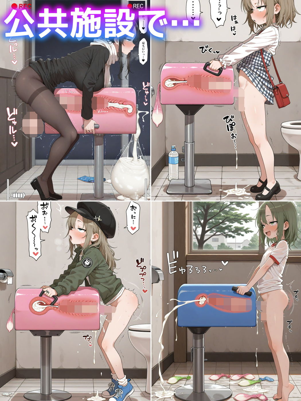 サンプル画像5:ふたなり擬牝台ランダムシチュエーションCG集(A2) [d_545345]