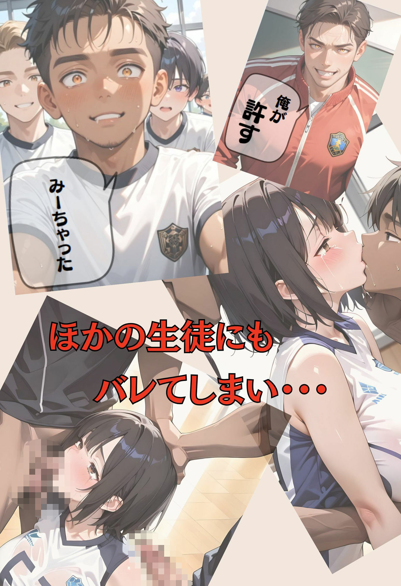 サンプル画像5:変態体育教師に弱みを握られ肉便器にされた話（巨乳バレー女子編）(マルクス一番街) [d_545371]