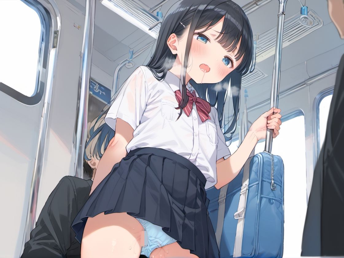 サンプル画像1:痴●バス〜イクまで降りれません〜(しおチャーハン) [d_545401]