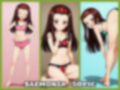 Girls underwear panties and bra カバさんチーム編