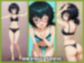 Girls underwear panties and bra カバさんチーム編